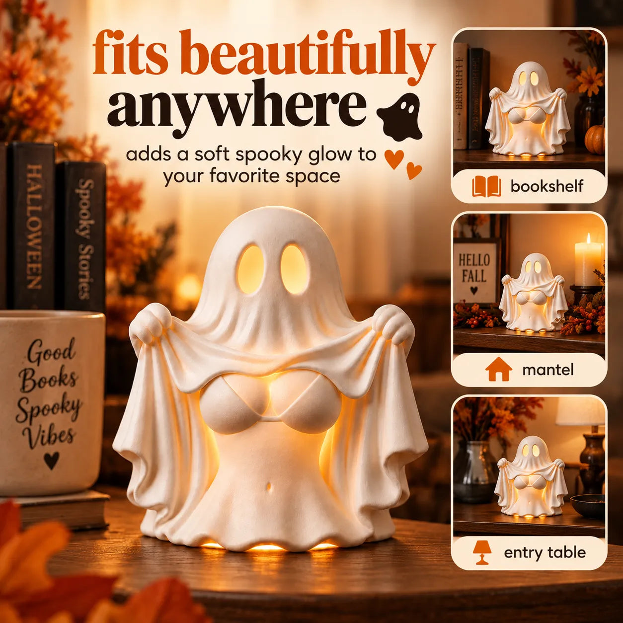 👻Last Day 50% OFF - Sexy Ghost Tealight Holder