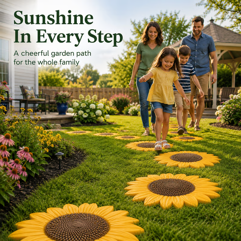 Limited Time Offer SAVE 50%🔥Reusable Sunflower Stepping Stone Mold (📦Buy 2 Free Shipping)