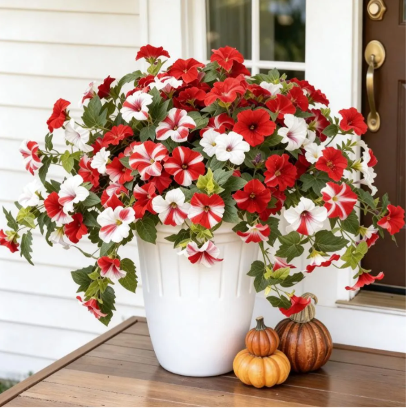 🔥Last Day 70% OFF🔥UV Resistant Faux Petunia Flowers – Fade-Proof Outdoor Floral Decor