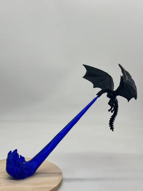 🐉Naotstore - Dragon Flame Book Nook - Blazing Fire / No Lights
