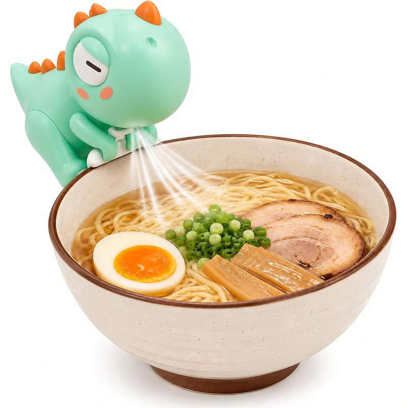 Cute Food Cooling Fan - Clip-On Meal Cooler For Hot Noodles & Meals