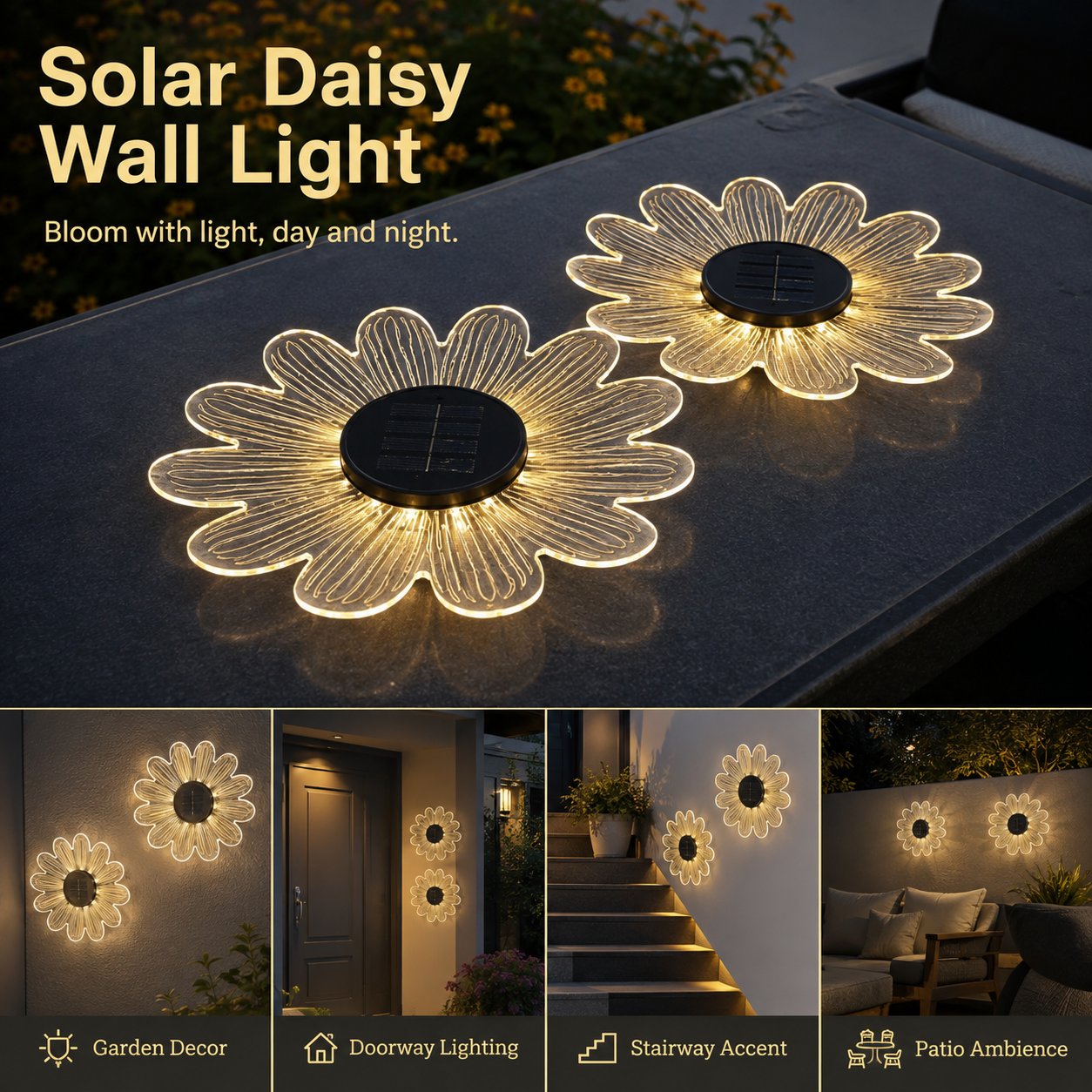 Sunflower Modern LED Wall Lamp - Buy 1