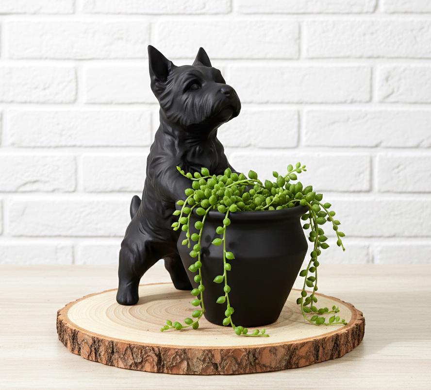 Westie West Highland Terrier Planter Pot 