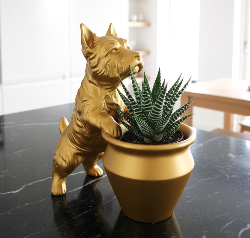 Westie West Highland Terrier Planter Pot 
