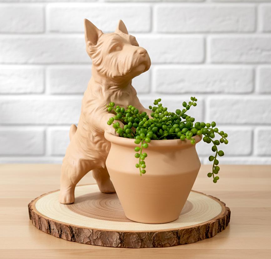 Westie West Highland Terrier Planter Pot 