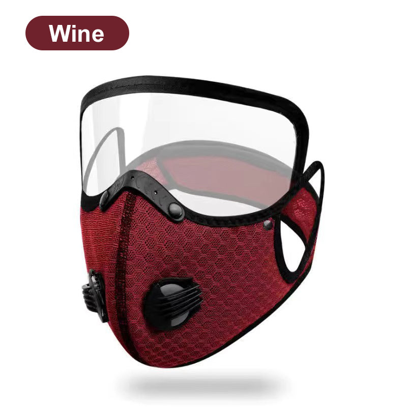 🏍️40% OFF! ✨ Windproof Motorcycle Mask & Goggles – Anti-UV, 5-Layer Filter, Adjustable 🔧