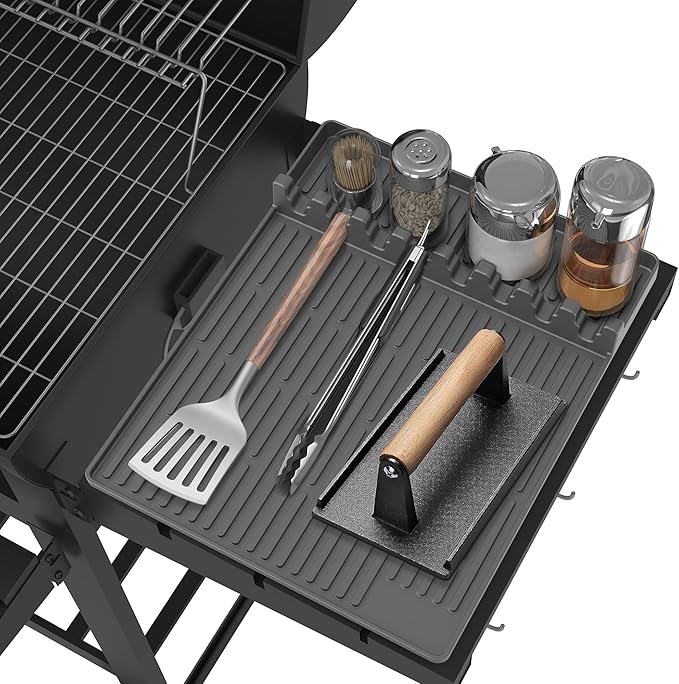 🌞Summer Sale 49% OFF🔥Silicone Grill Tools Mat with Drip Pad