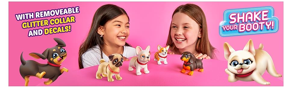 Pets Alive Booty Shaking Pups pug corgi bulldog dog toys mini pet