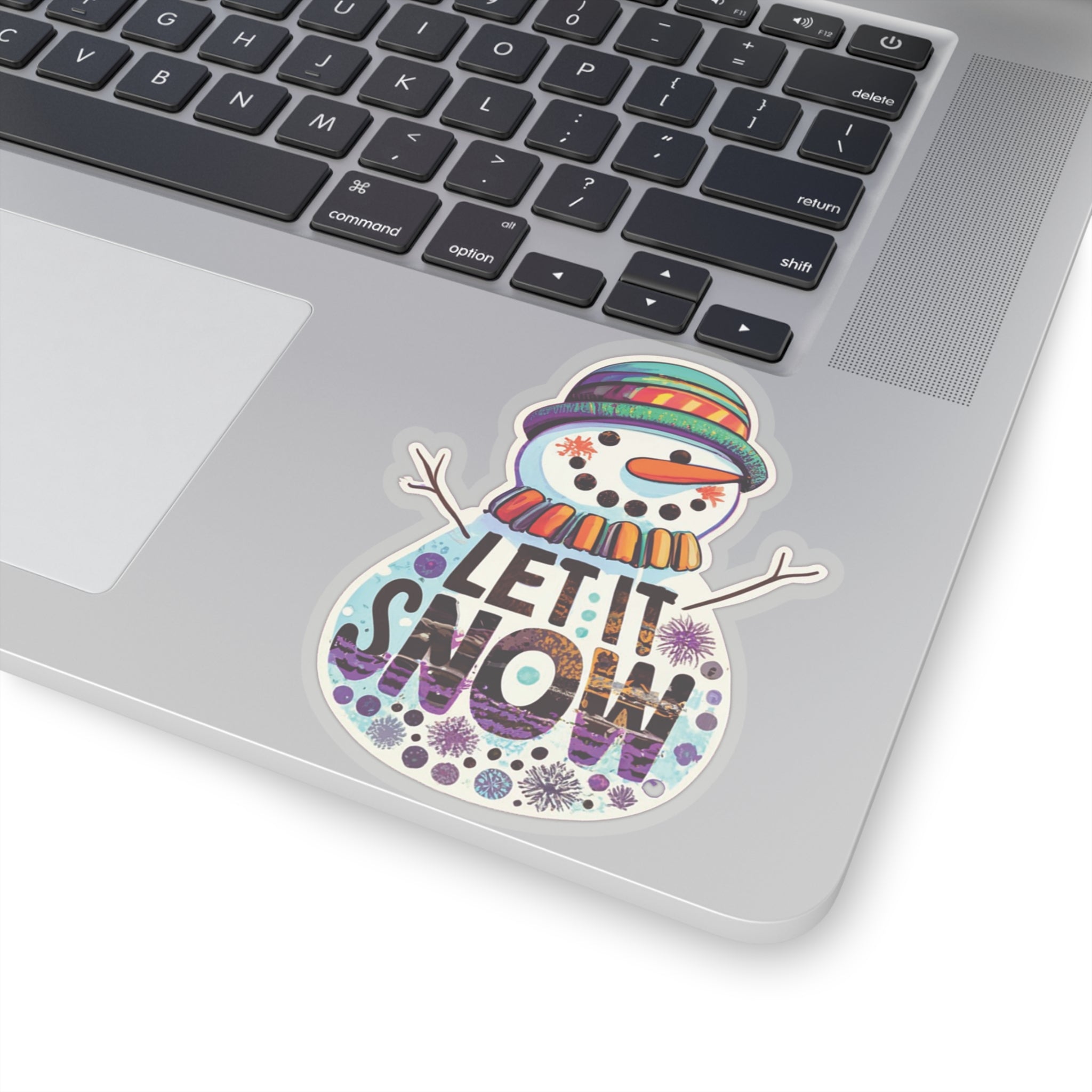 Vibrant Visions: Artistic Expressions Snowman Sticker