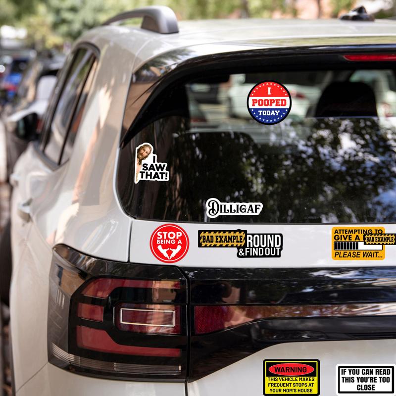 🔥💡130PCS Funny Saying Sticker Pack - Snarky, Sarcastic Bold Humor Vinyl Waterproof Meme stickers for laptop-LuvMyGift.com