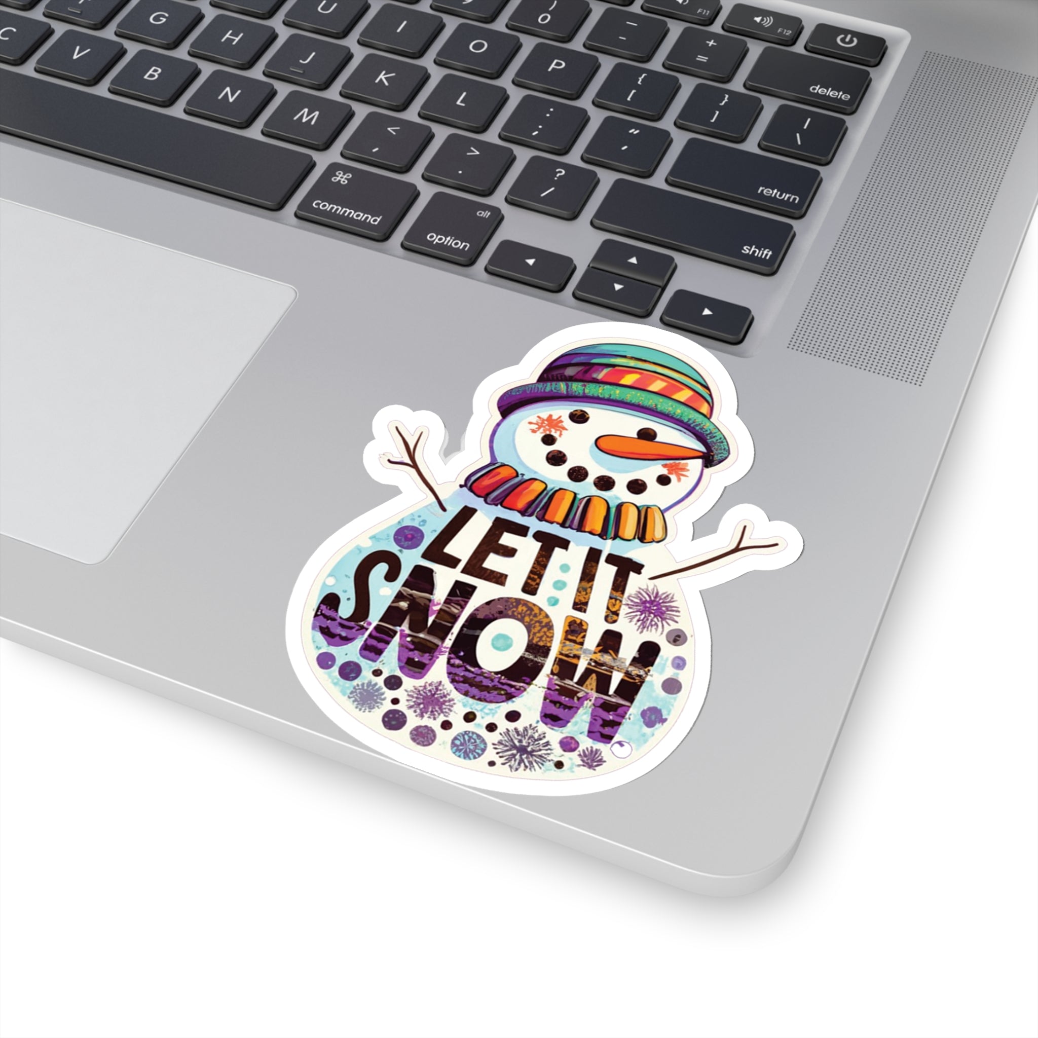 Vibrant Visions: Artistic Expressions Snowman Sticker