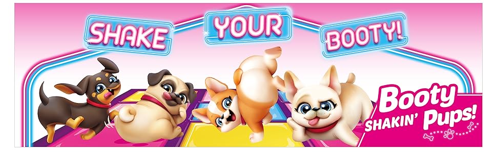 Pets Alive Booty Shaking Pups pug corgi bulldog dog toys mini pet