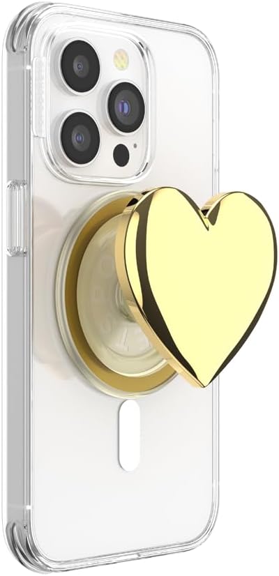 PopSockets Phone Grip for MagSafe, Magnetic Holder, Phone Stand, Heart