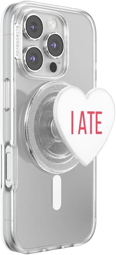 PopSockets Phone Grip for MagSafe, Magnetic Holder, Phone Stand, Heart