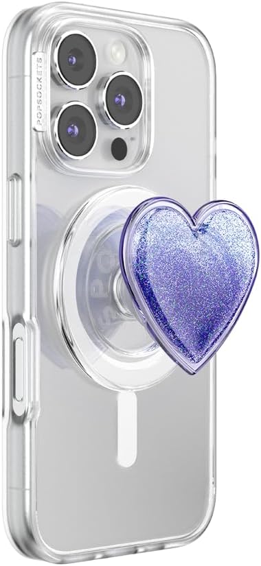 PopSockets Phone Grip for MagSafe, Magnetic Holder, Phone Stand, Heart