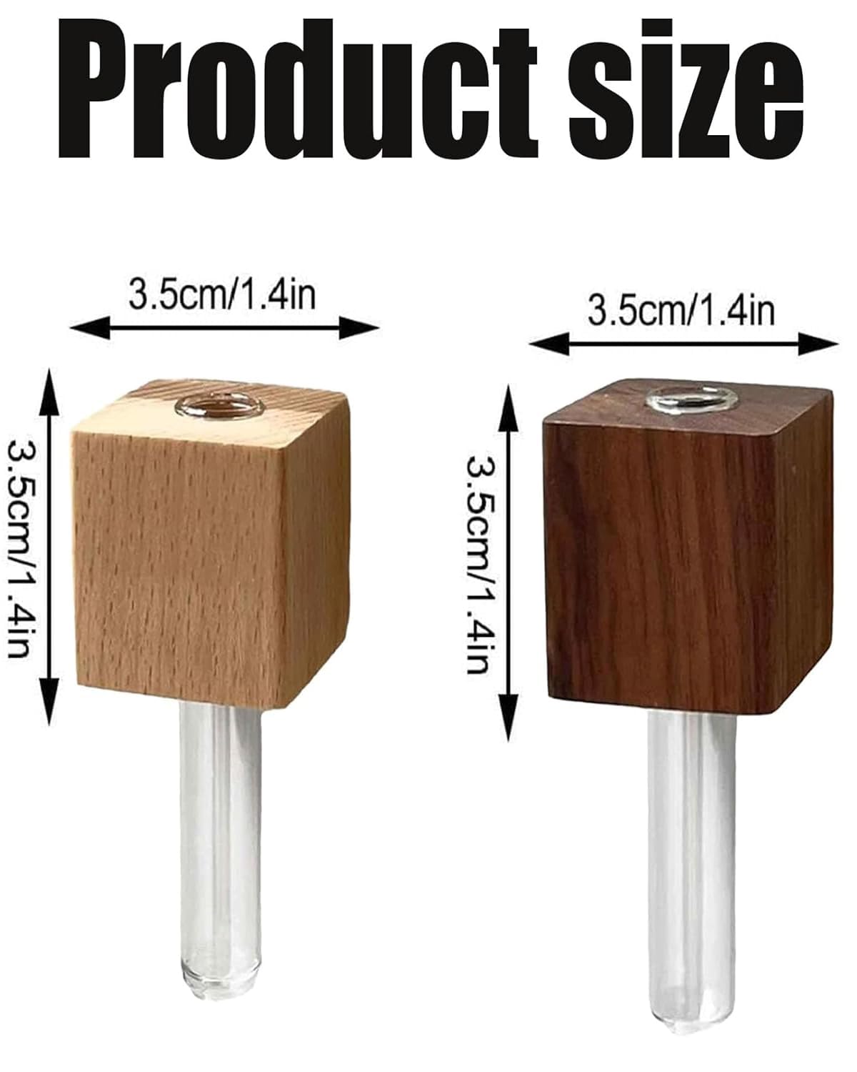 Mini Vase Fridge Magnets, Set of 4 Test Tube Planters