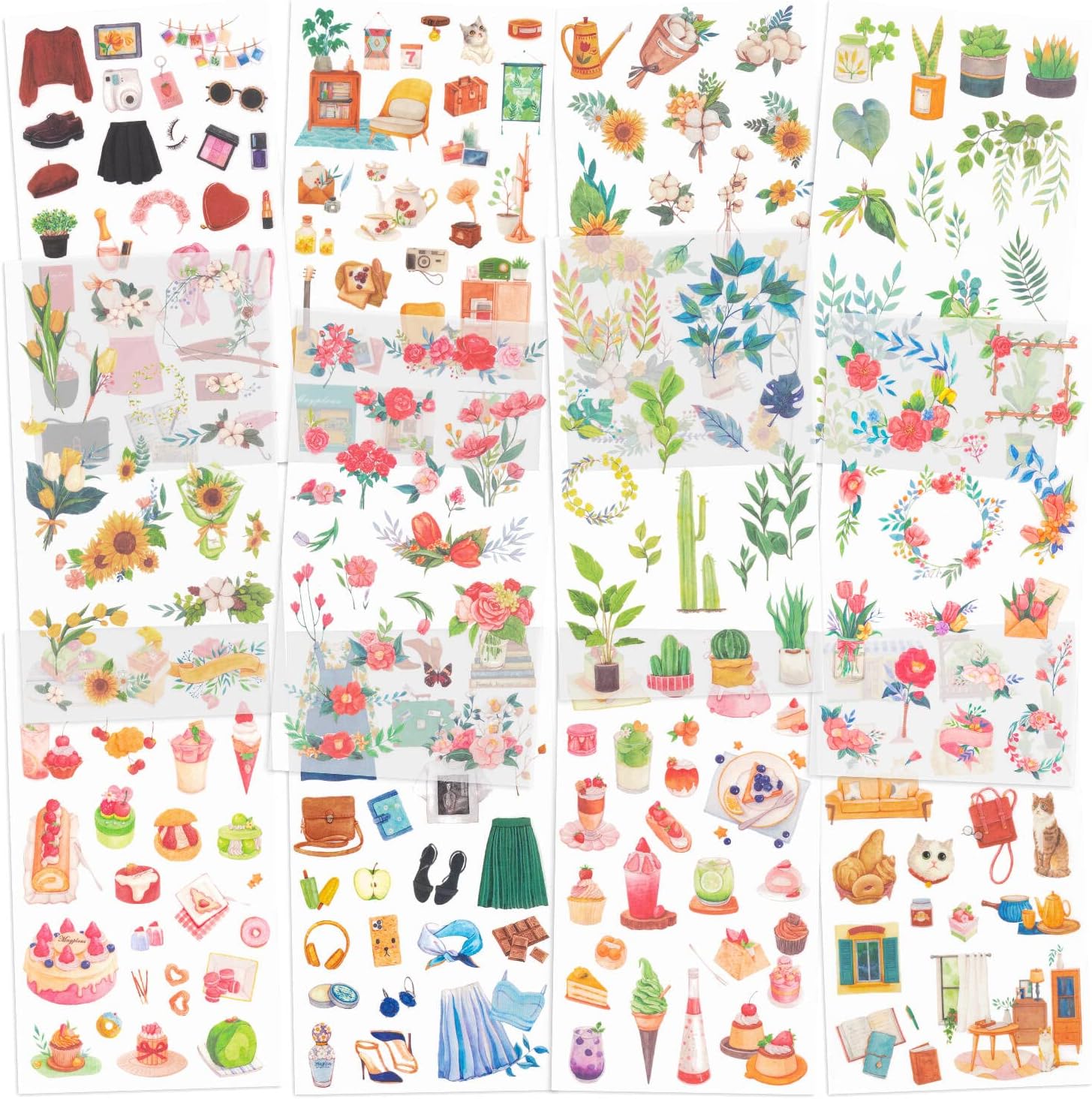Mayplous Rub-On Transfer Stickers 
