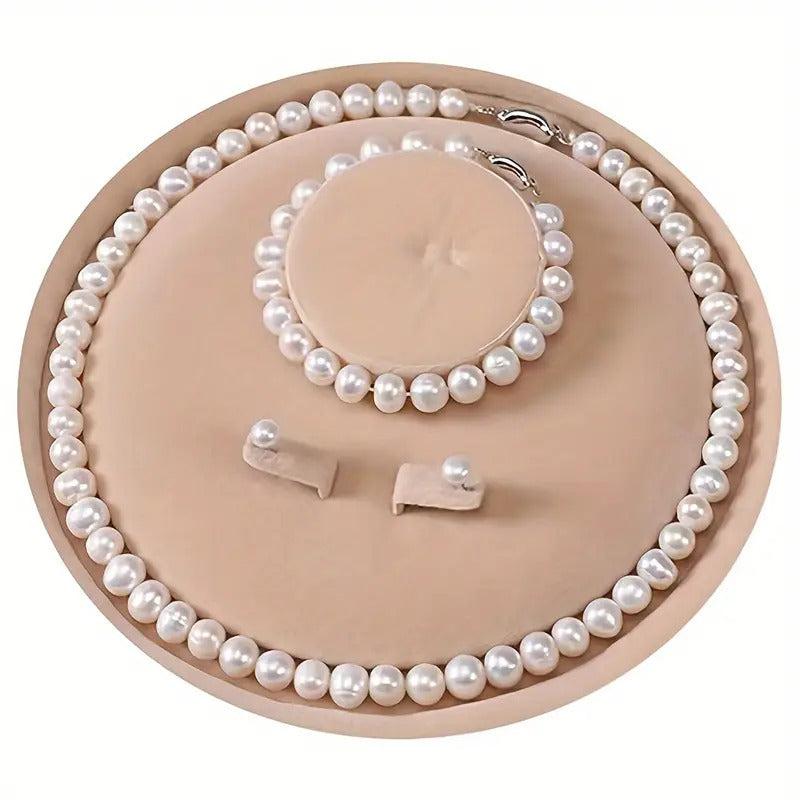 Fashionable Freshwater Pearls Jewelry Set for Women