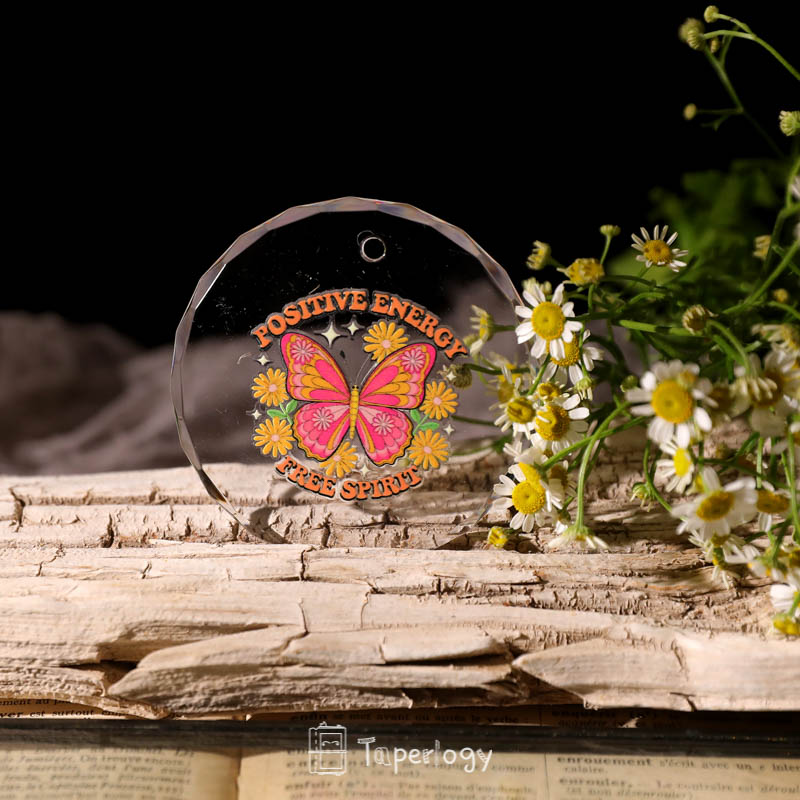 Tona Butterfly Affirmations Crystal Rub-on Stickers