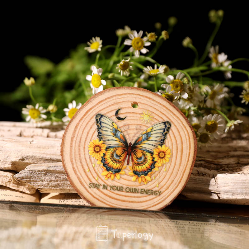 Tona Butterfly Affirmations Crystal Rub-on Stickers