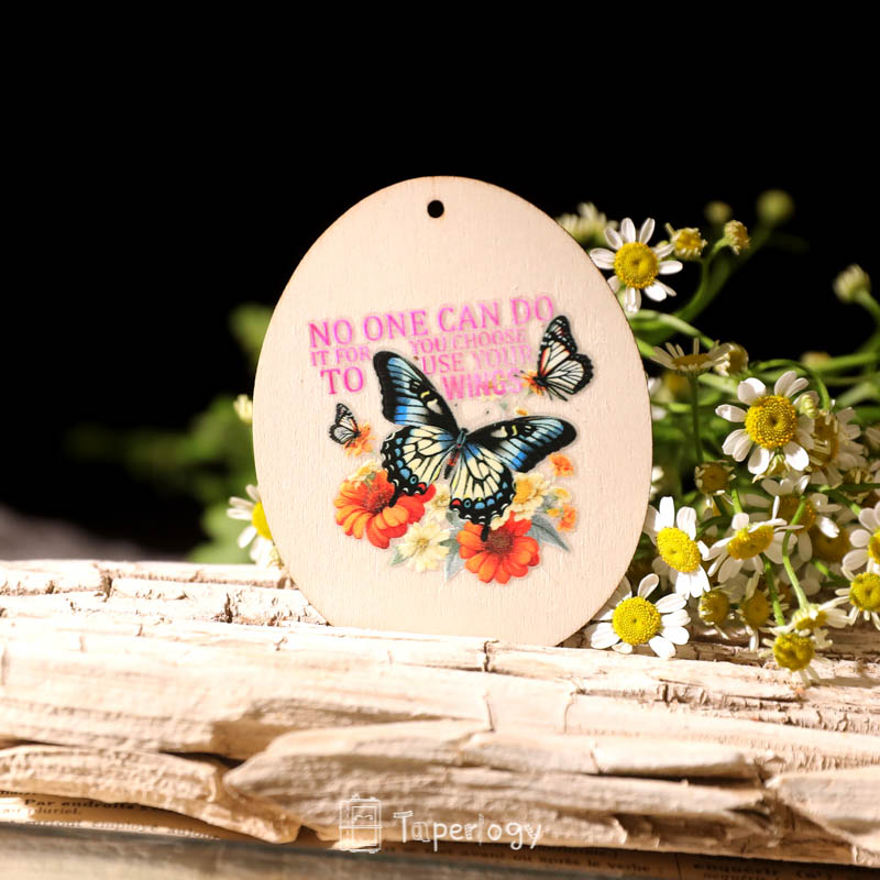 Tona Butterfly Affirmations Crystal Rub-on Stickers