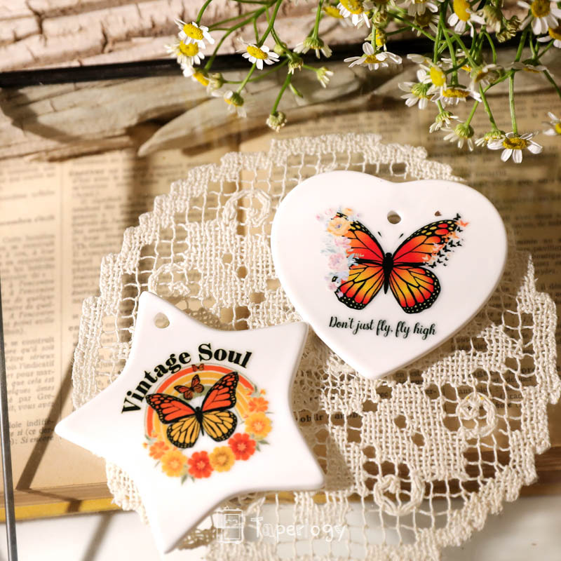 Tona Butterfly Affirmations Crystal Rub-on Stickers