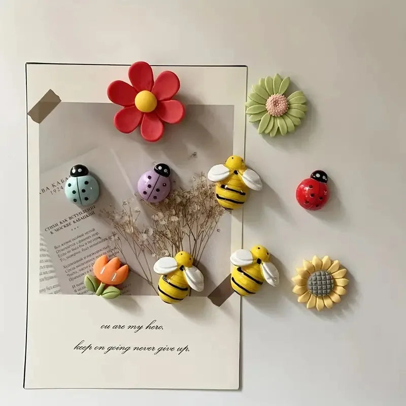 10pcs Adorable Refrigerator Magnets 