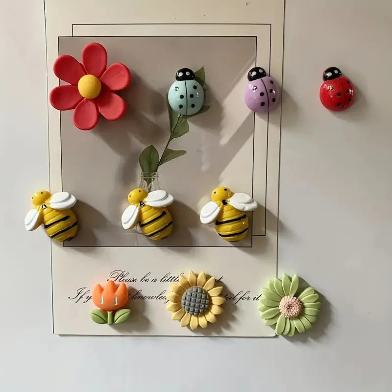 10pcs Adorable Refrigerator Magnets 