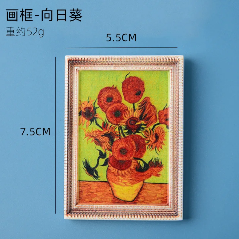 Collectible Resin Fridge Magnets with Portrait Images, Creative Home Decor, Magnetic Stickers, Gift