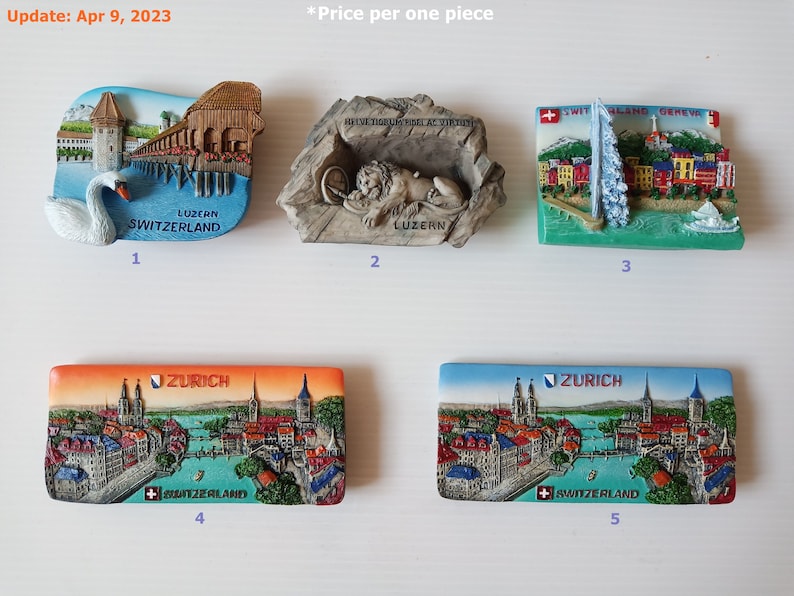 Switzerland Landmark Souvenir Magnet 