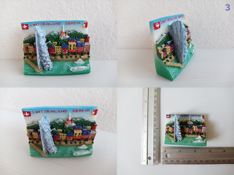 Switzerland Landmark Souvenir Magnet 
