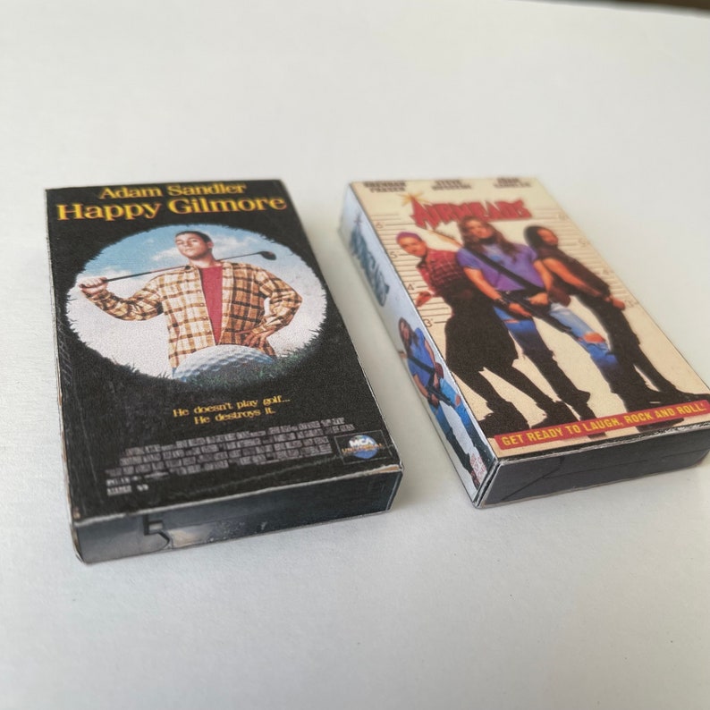 Retro VHS 90's Movies Mini Magnets 