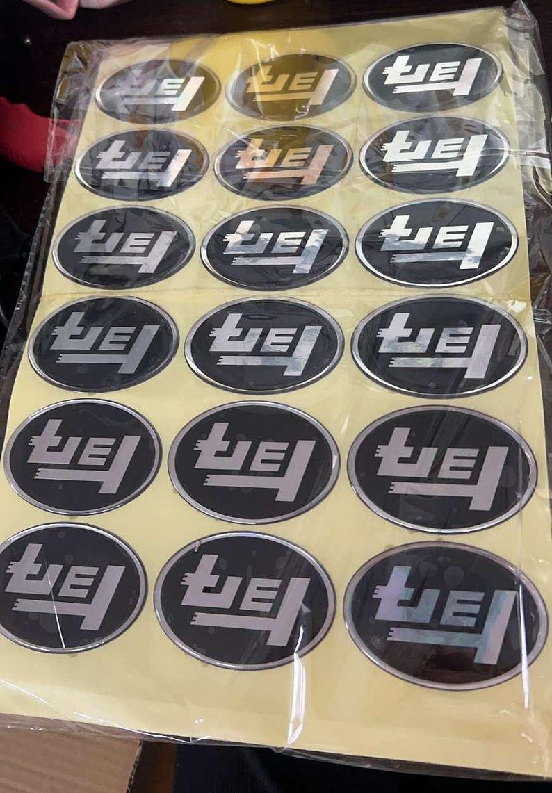 100 - 1000 Custom Sticker Epoxy Personalized Labels