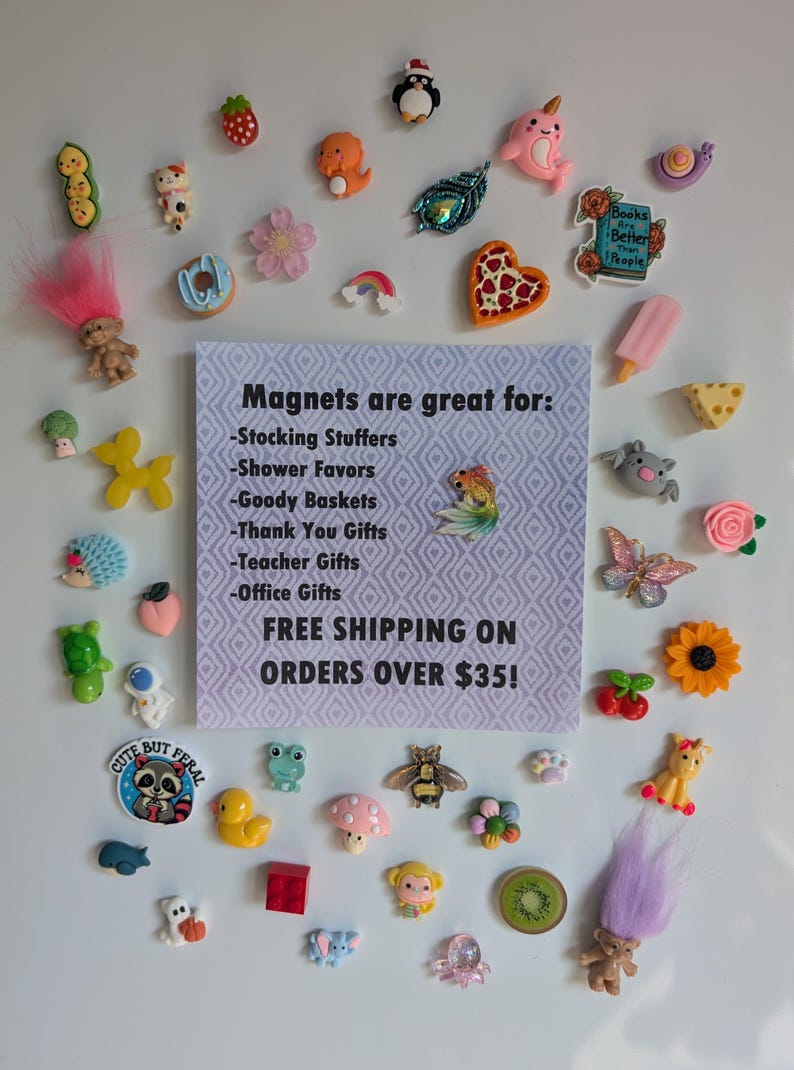 Cute Halloween Magnets - Set of 5