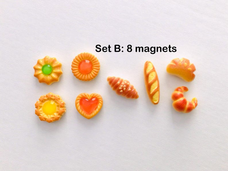 6 fridge magnet set mini food fridge magnets 