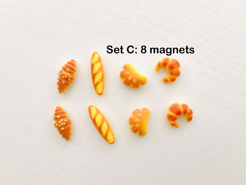 6 fridge magnet set mini food fridge magnets 