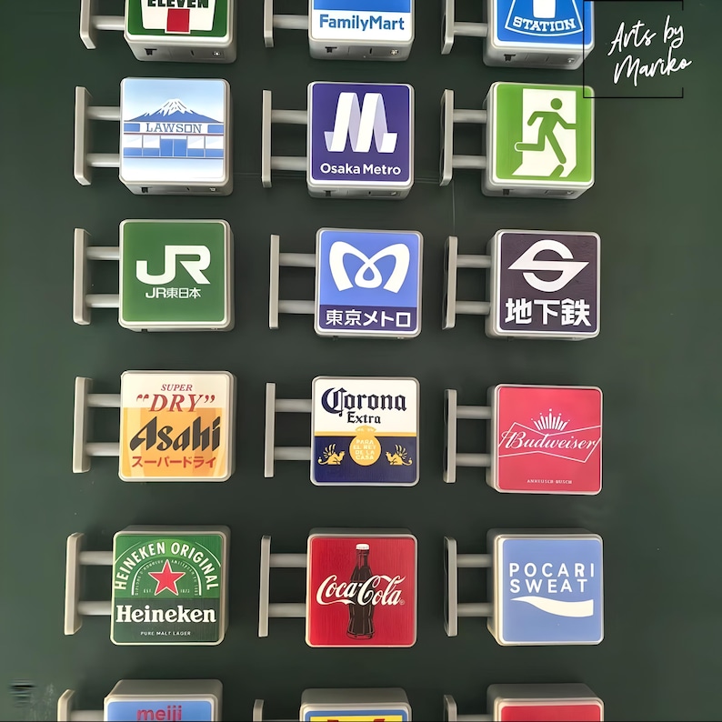 711 Family Mart Lawson Asahi Japanese Fridge Magnets Souvenir Gift