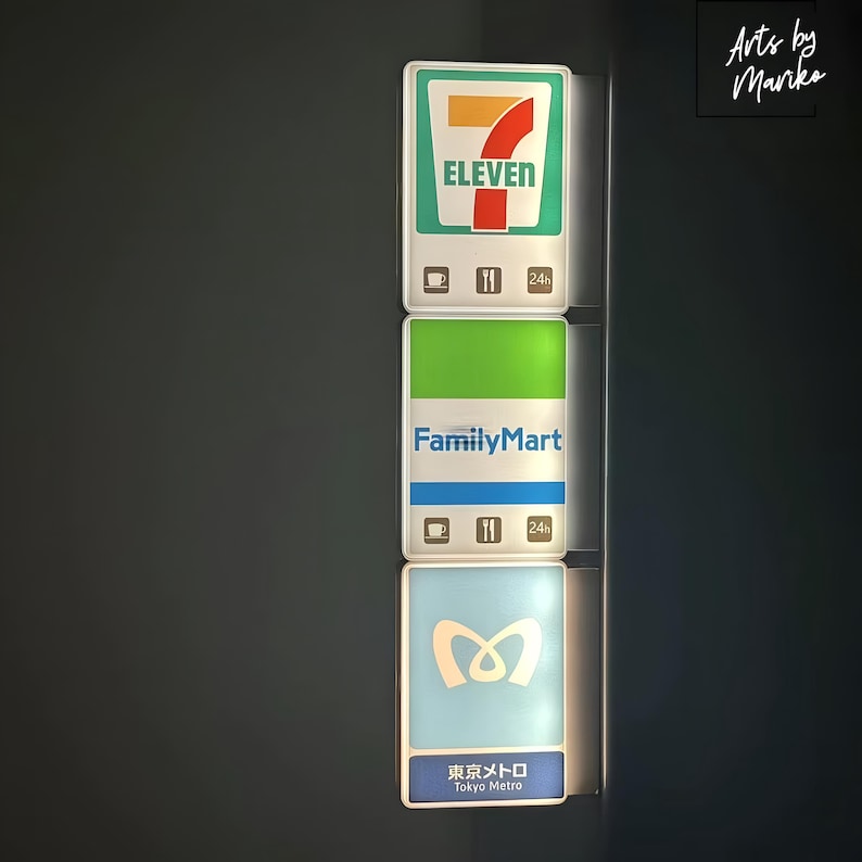 711 Family Mart Lawson Asahi Japanese Fridge Magnets Souvenir Gift