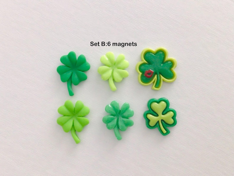 green clover magnet set -LuvMyGift.com