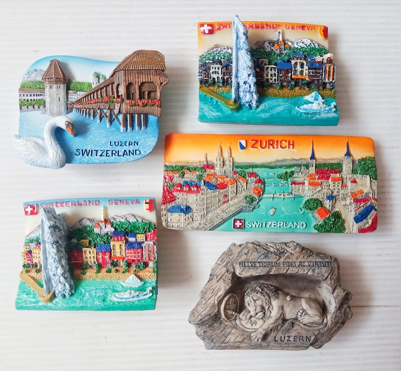 Switzerland Landmark Souvenir Magnet 