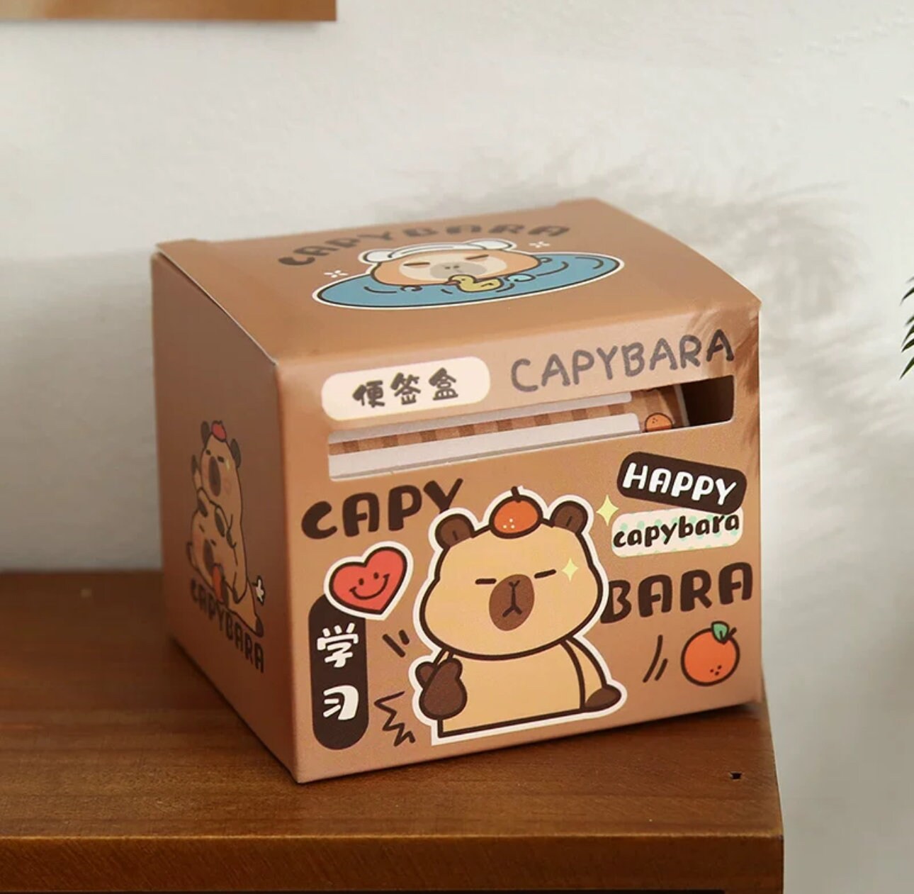 Capybara sticker note roll 256pcs