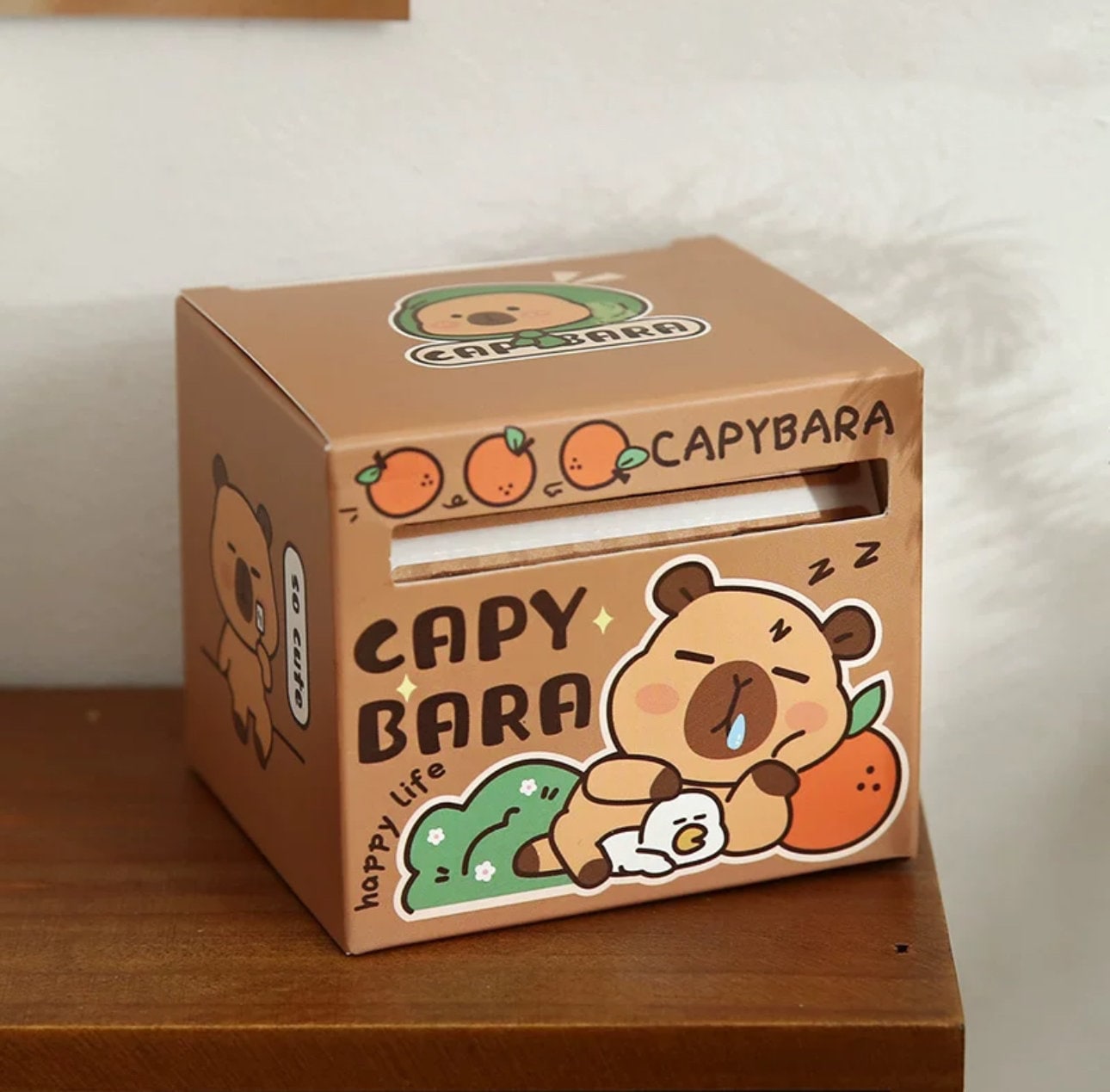 Capybara sticker note roll 256pcs