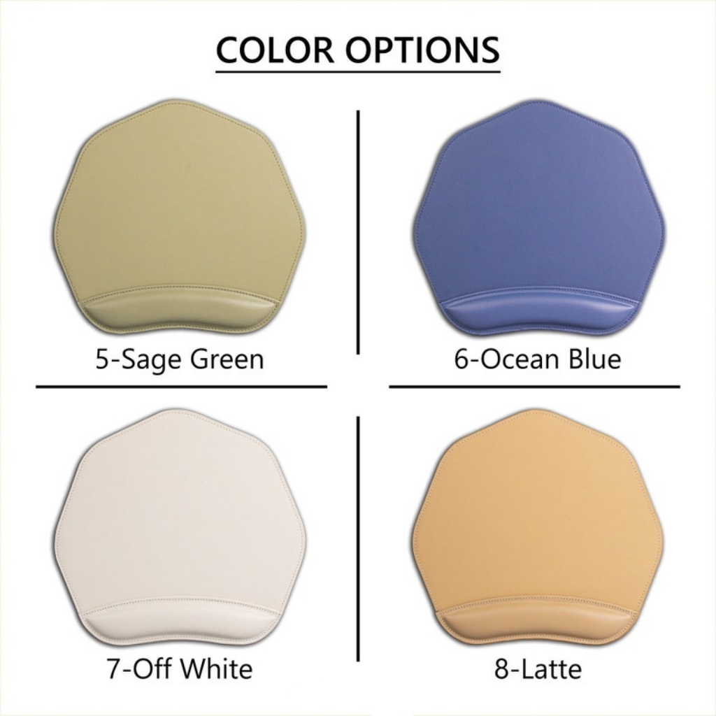 Leather Mouse Pad for Home Office Decor Gift