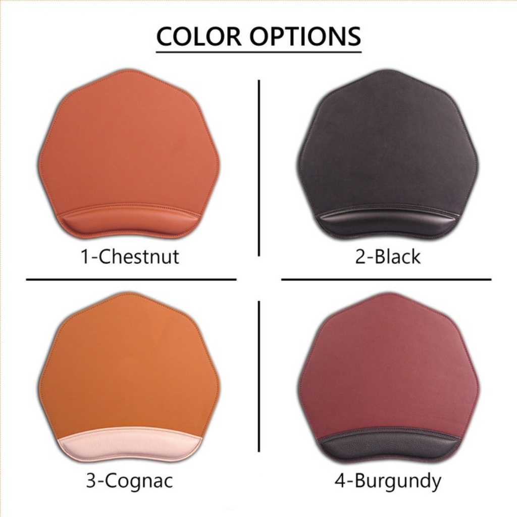 Leather Mouse Pad for Home Office Decor Gift