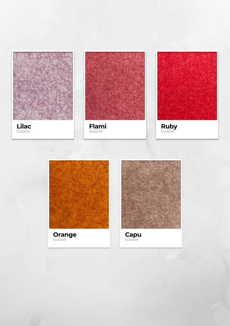 Minimalist Felt Mouse Pad Round Computer Accessory