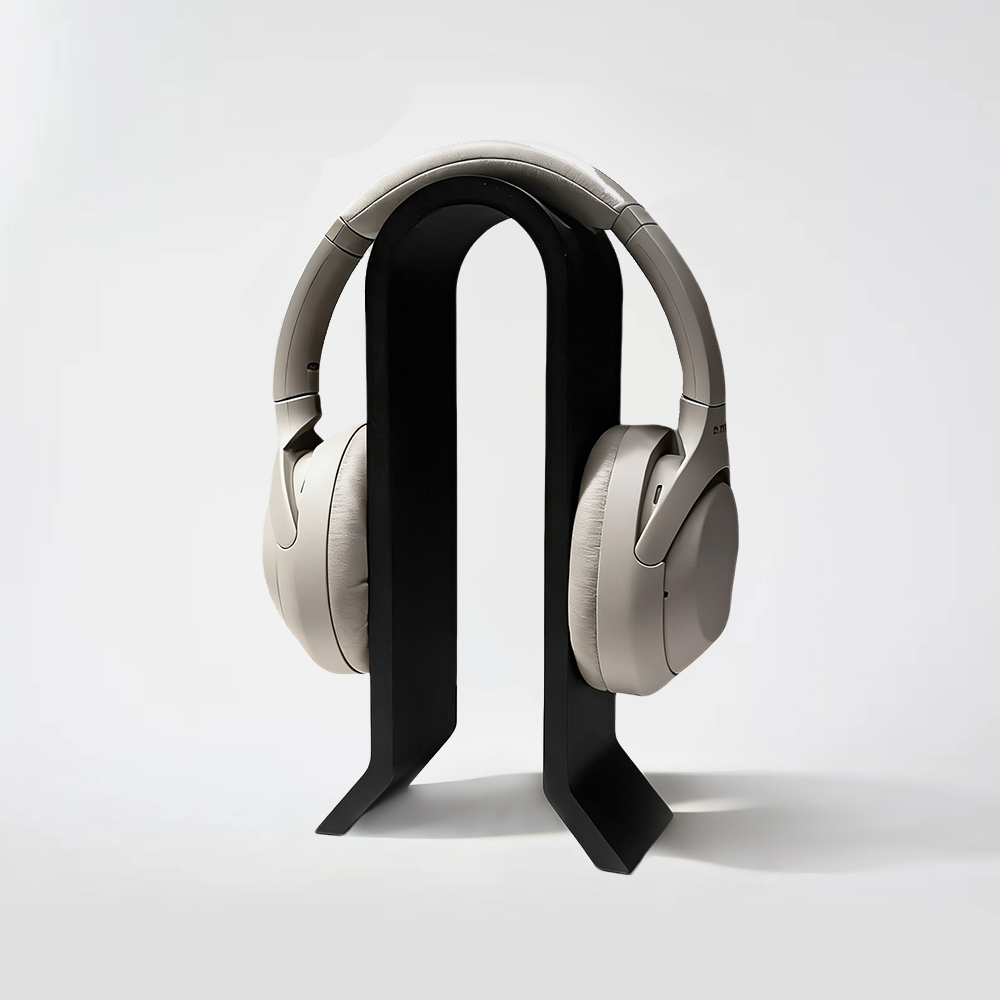 Minimalist Headphone Stand, 10” U-Arch Desk Holder
