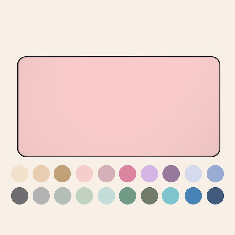 Monogram Initial Mouse Pad Large Gaming Desk Mat