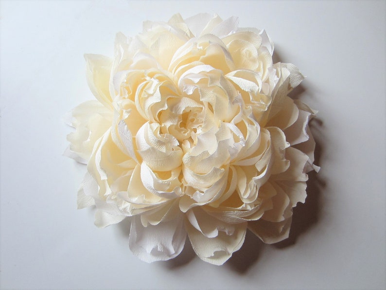 Décorations murales en papier crépon grande pivoine cadeau décoration