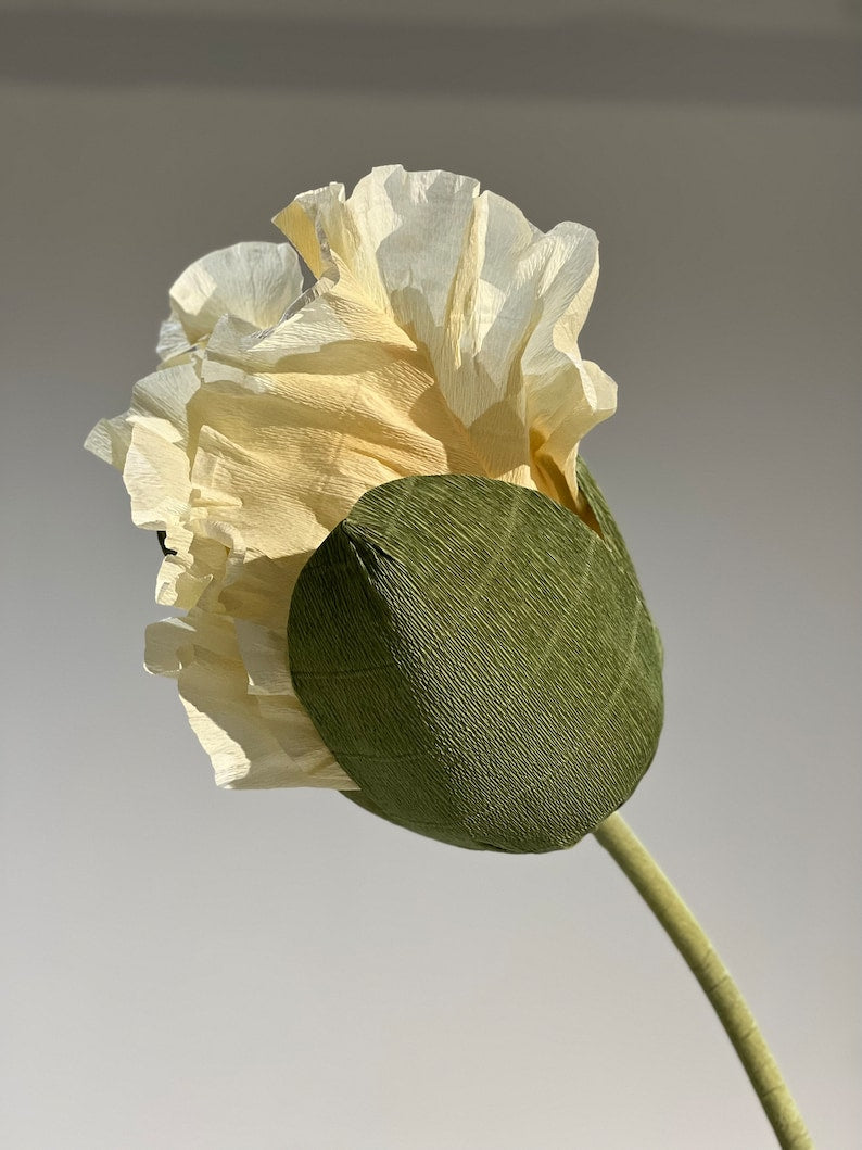 Coquelicots en papier surdimensionnés - Décoration d'événement autoportante