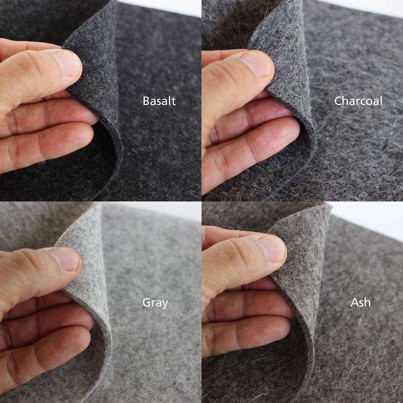 Felt Desk Mat, 100% Wool, Premium Quality, Multiple Colors, 18 x 15.5 inches | Felt Desk Pad